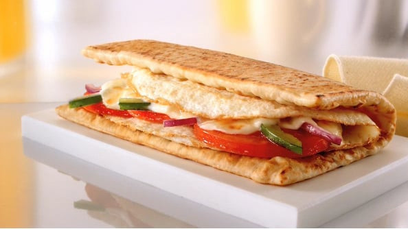 Subway Flat Bread Sandwiches
 Subway Egg and Cheese Breakfast Sandwich