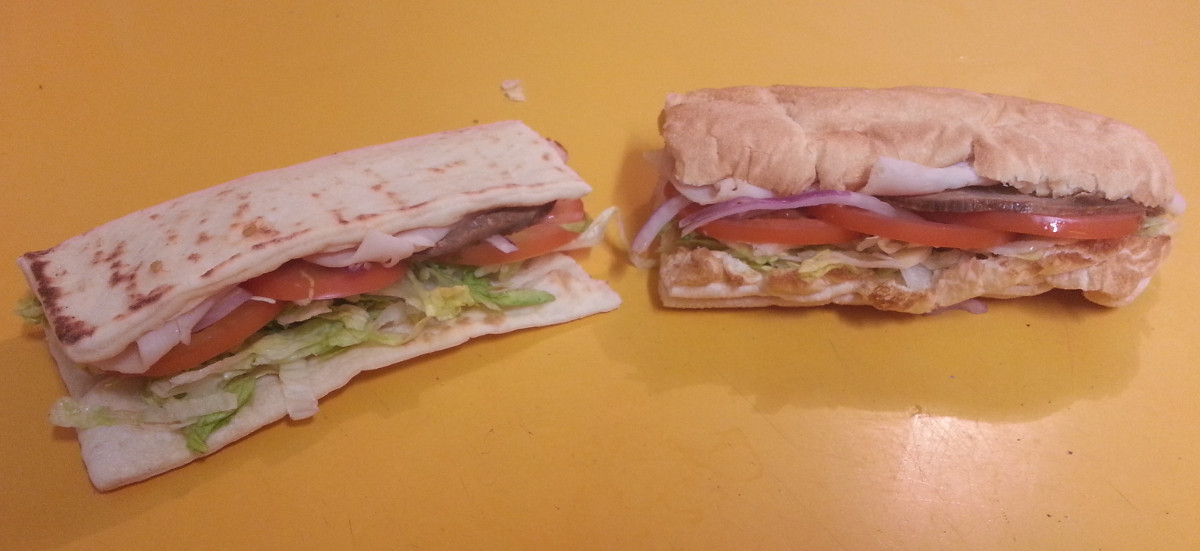 Subway Flat Bread Sandwiches
 Taste Test Subway Flatbread Club Sandwich