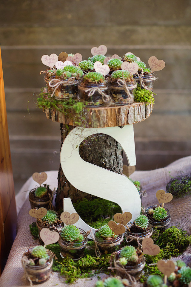 Succulents Wedding Favors
 Wedding Stationery Inspiration Favor Ideas