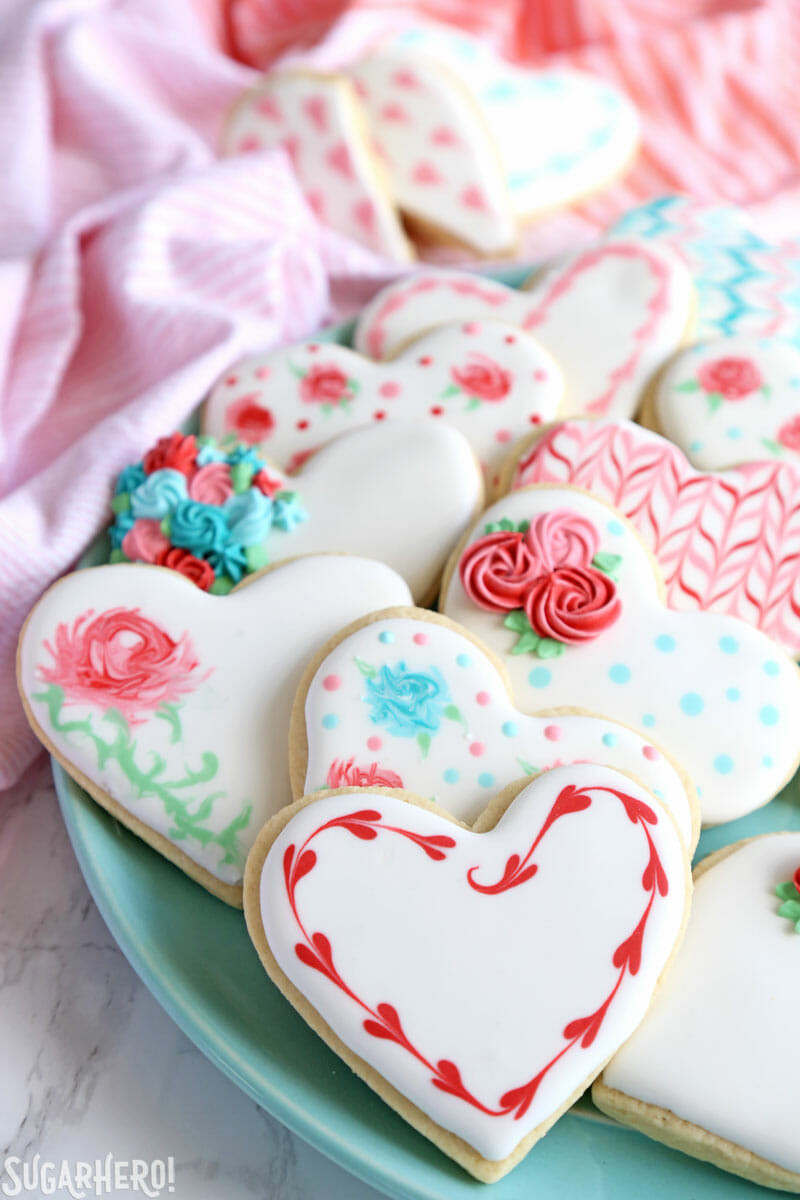 Sugar Cookies For Decorating
 Valentine s Day Sugar Cookies SugarHero