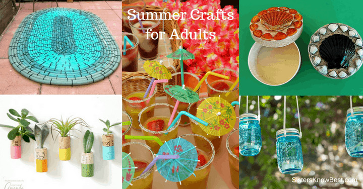 Summer Craft Ideas Adults
 Summer Crafts for Adults