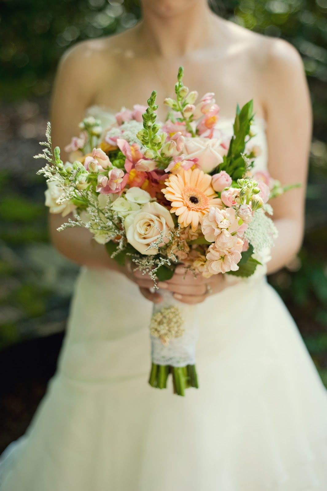 Summer Flowers For Wedding
 Gorgeous mix of brights and pastels summer wedding