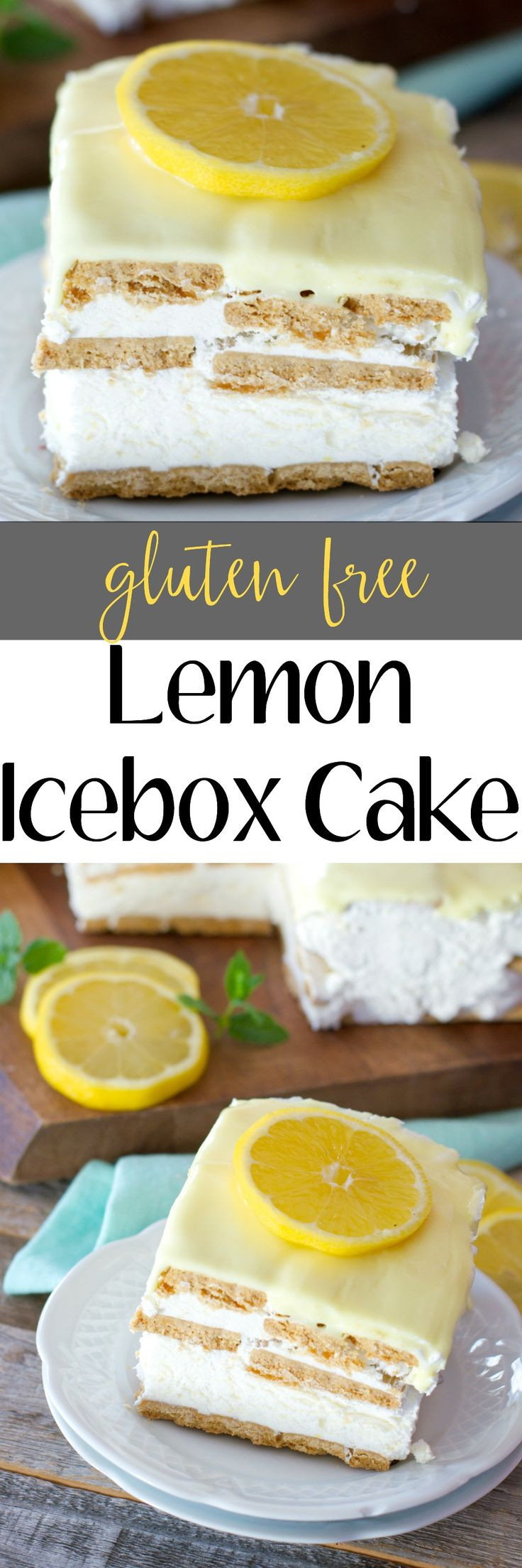 Summer Lemon Desserts
 This quick and easy Lemon Icebox Cake has just six