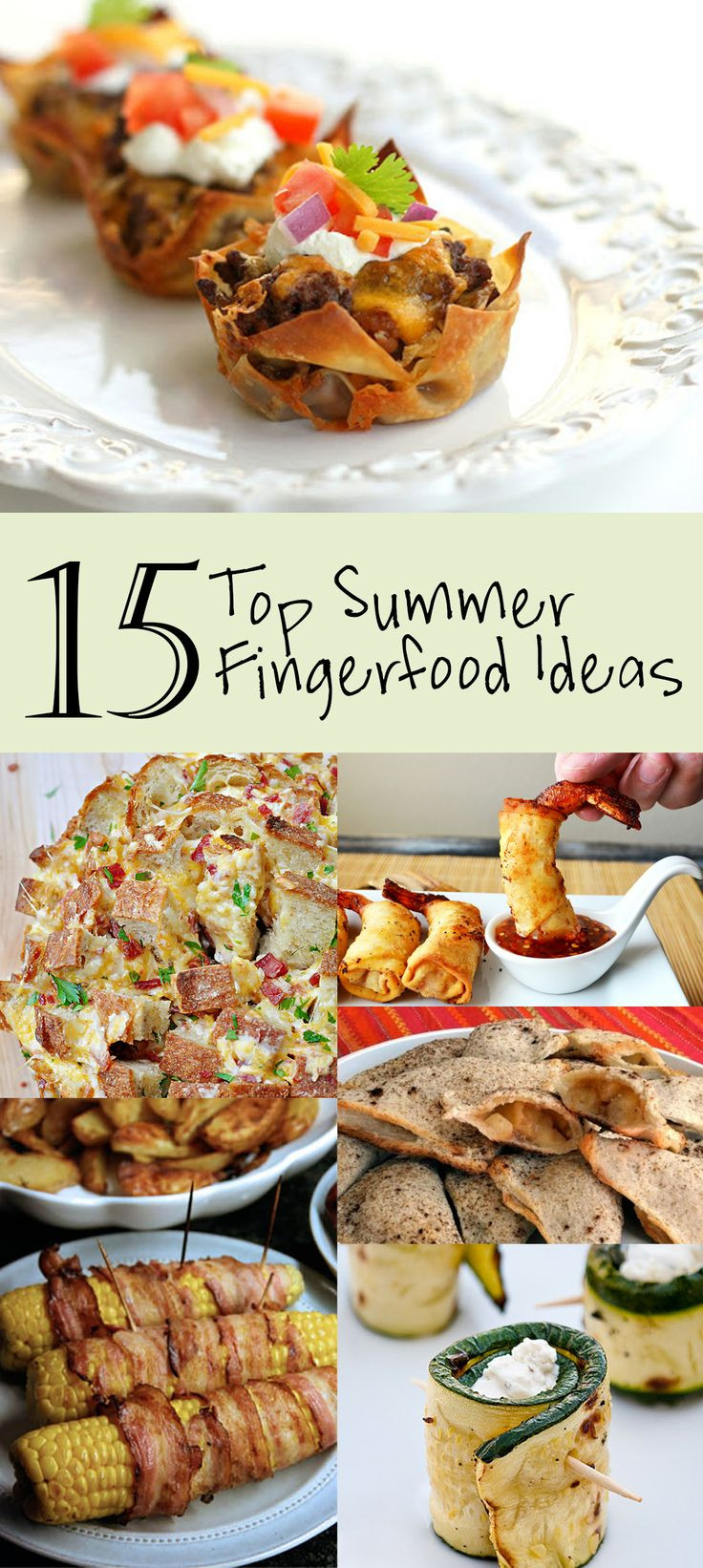 Summer Party Finger Food Ideas
 15 best Party Bites Finger Foods images on Pinterest