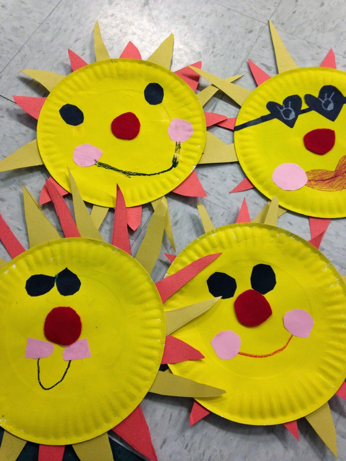 Summer Preschool Art Projects
 Easy sun craft Great for End of Year