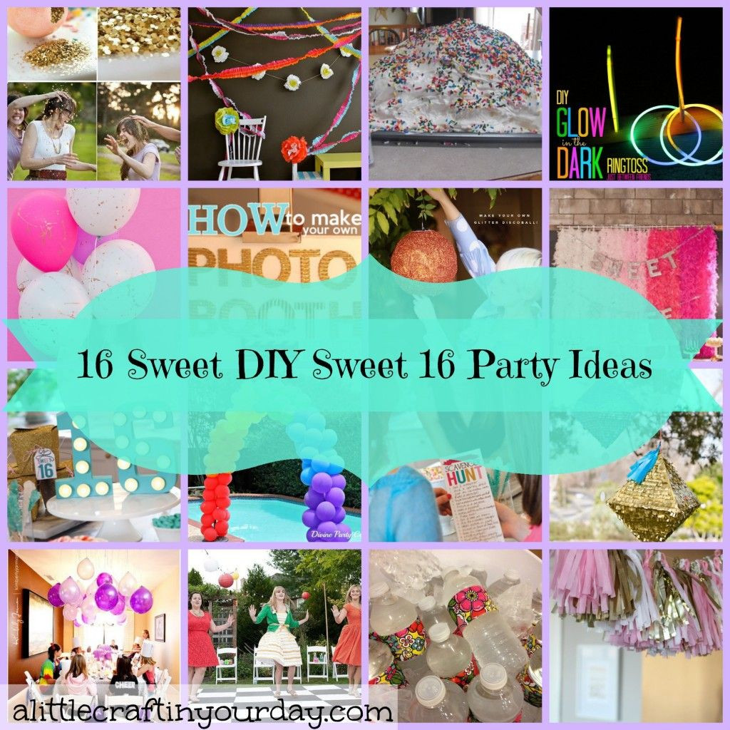 Summer Sweet 16 Party Ideas
 16 Sweet DIY Sweet 16 Party Ideas