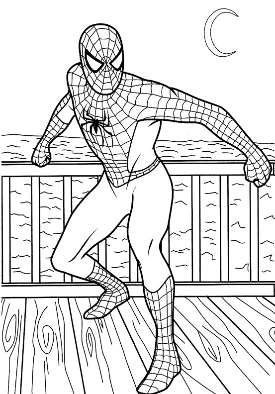 Superhero Coloring Pages For Toddlers
 Coloring Pages Kids Spiderman Super Hero