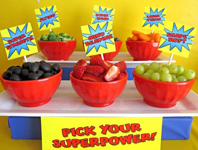 Superhero Party Food Ideas
 Girls Superhero Party B Lovely Events