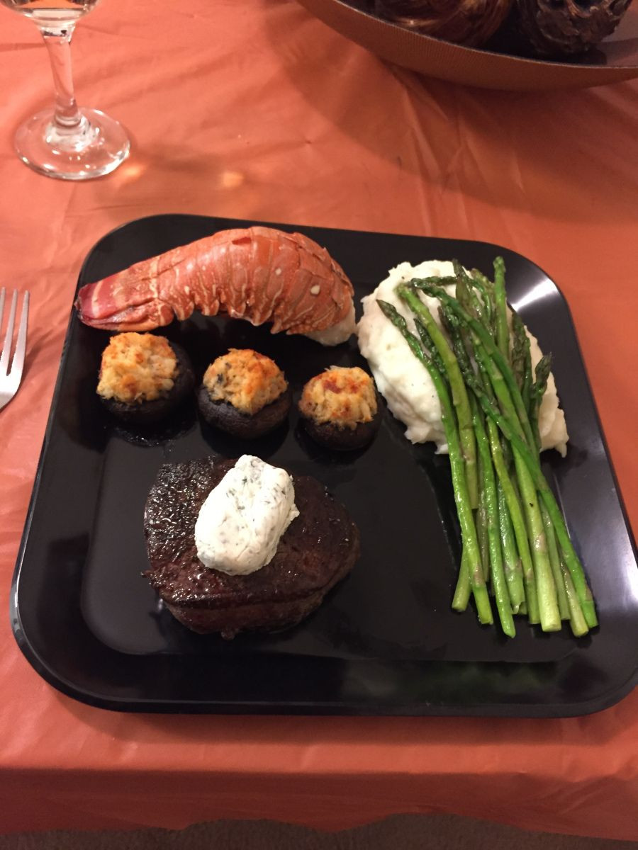 Surf And Turf Dinner Party Ideas
 Surf and Turf romantic dinner for two