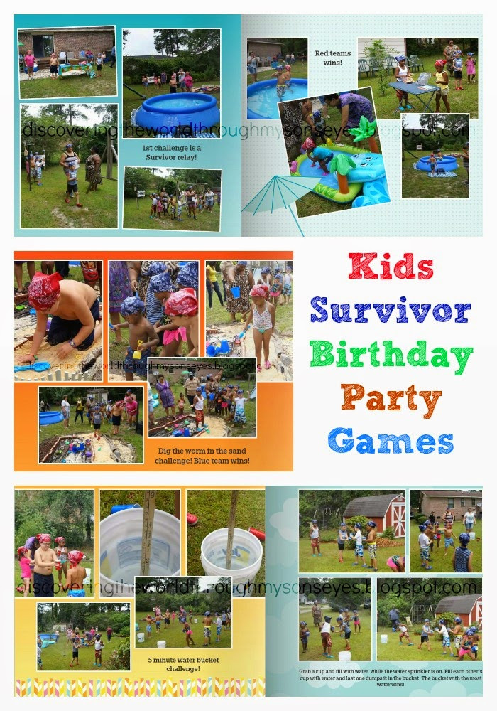 Survivor Birthday Party
 Discovering the World Through My Son s Eyes Kids