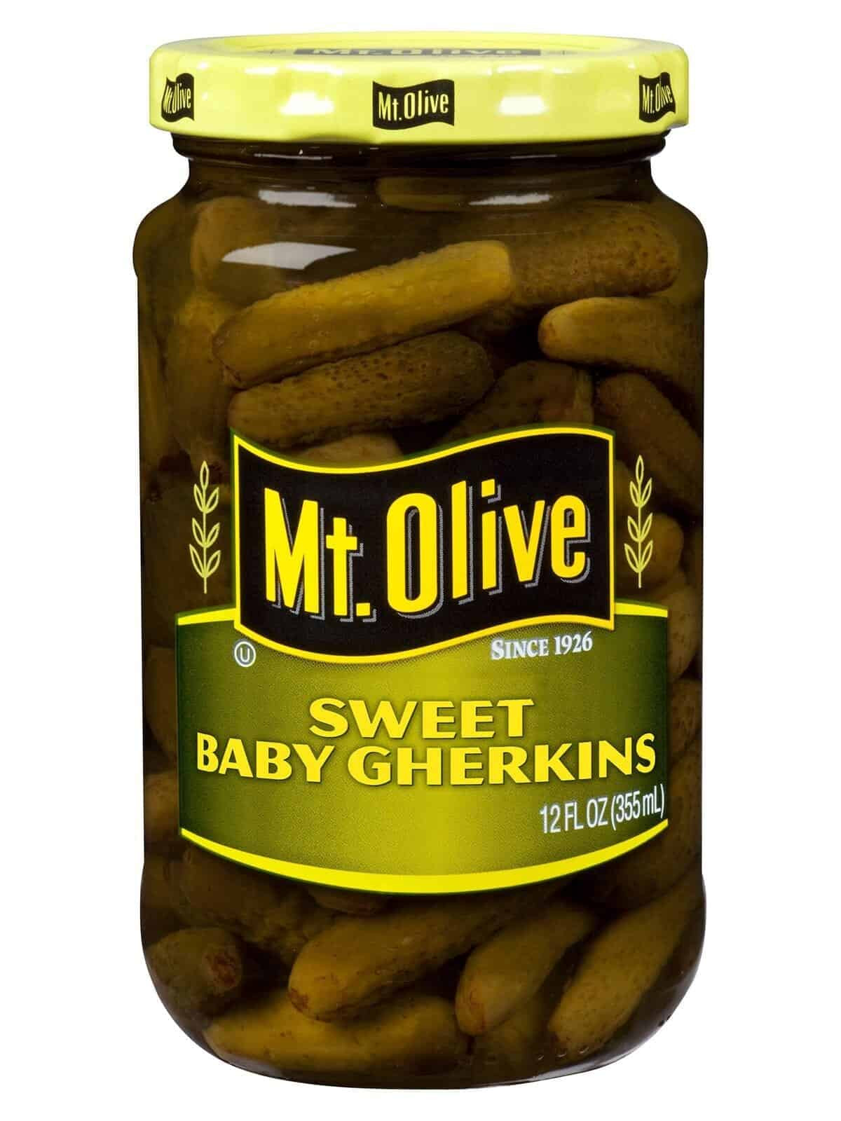 Sweet Baby Pickles
 Sweet Baby Gherkins Mt Olive Pickles