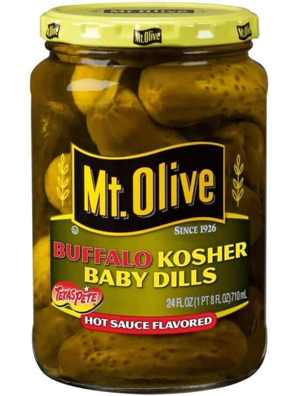 Sweet Baby Pickles
 Spicy Mt Olive Buffalo Kosher Baby Dill Pickles with