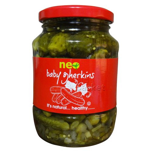 Sweet Baby Pickles
 Neo Gherkins Baby 350 gm Jar Buy online at best price