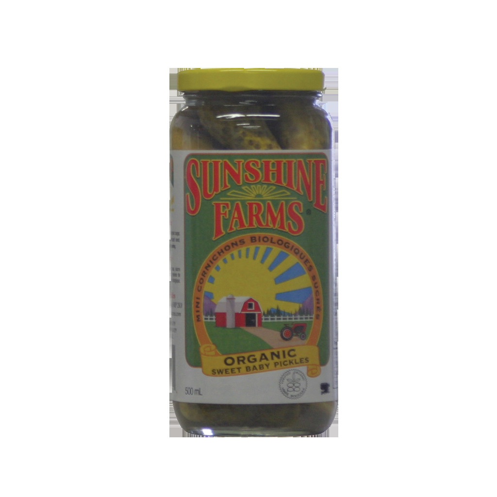 Sweet Baby Pickles
 Organic Sweet Baby Pickles – Sunshine Farms