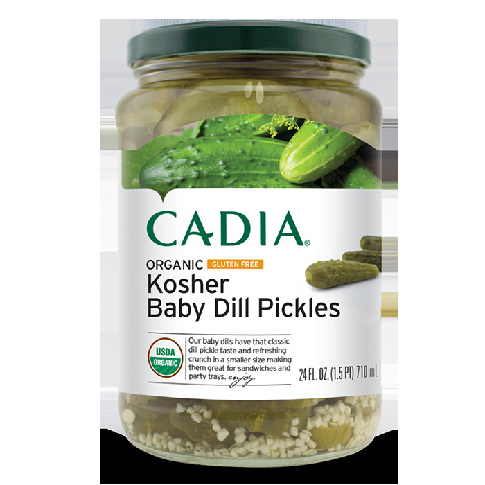 Sweet Baby Pickles
 Kosher Baby Dill Pickles Cadia