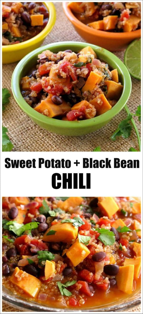 Sweet Potato Black Bean Quinoa Chili
 Sweet Potato Black Bean Chili with Quinoa The Dinner Mom