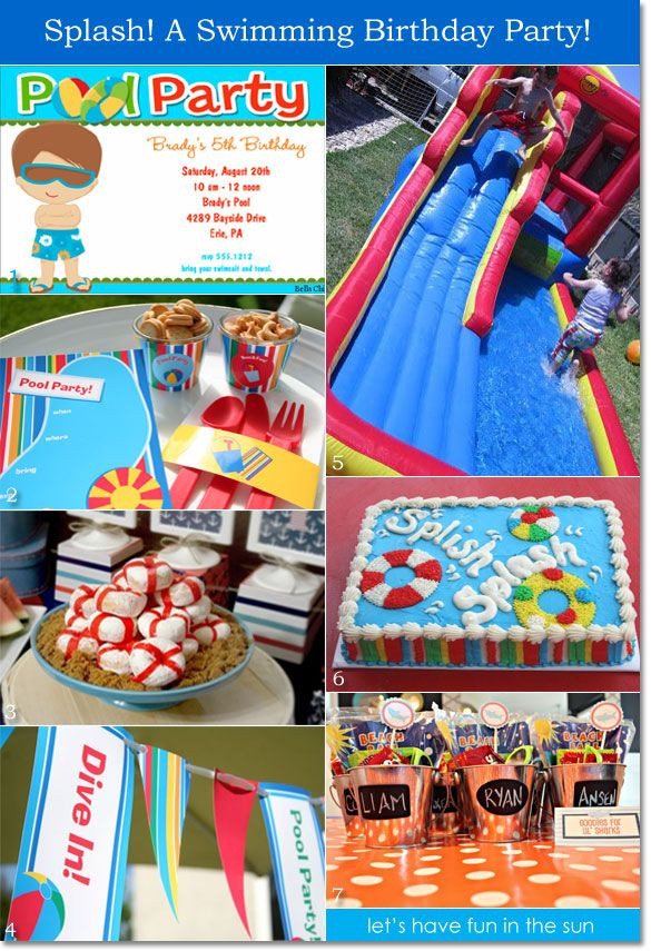 Swimming Birthday Party Ideas
 Make a Splash Throw a Fabulous Summer Swimming Party