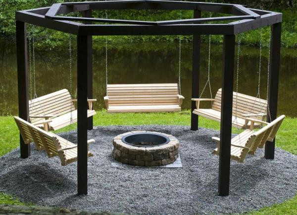 Swing Fire Pit
 campfire