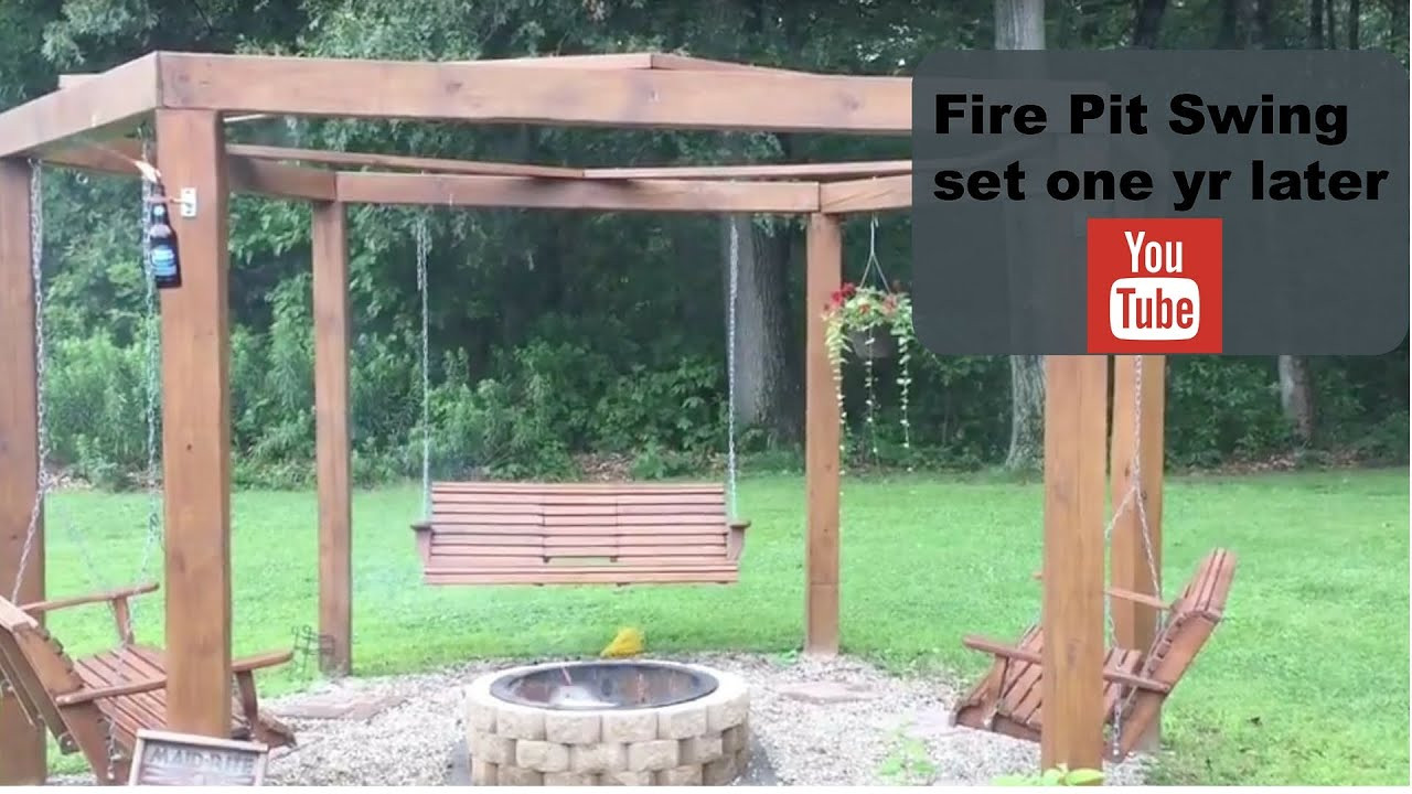 Swing Fire Pit
 Fire Pit Swing A Year Later