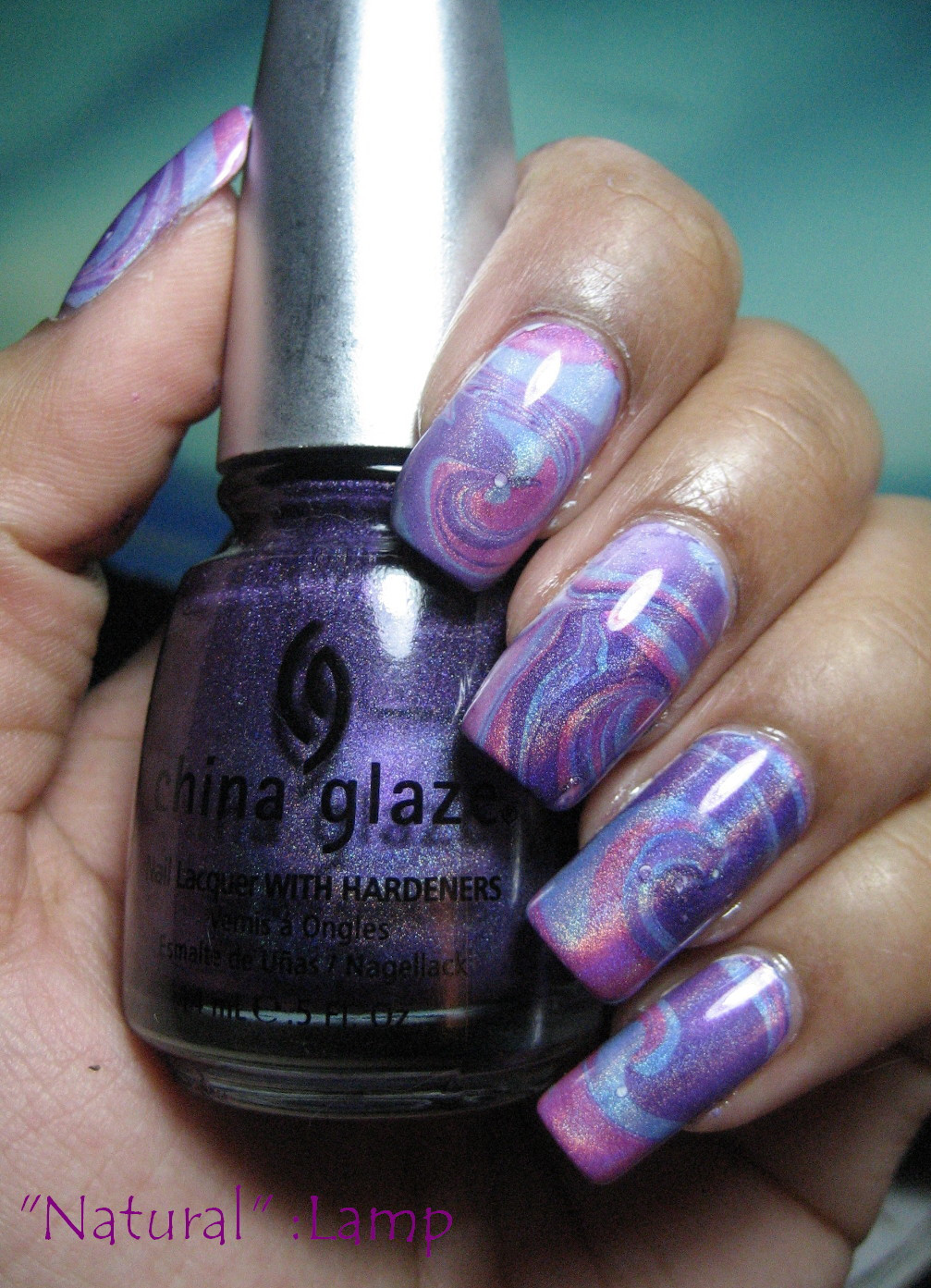 Swirl Nail Art Without Water
 My Simple Little Pleasures NOTD Easter Swirl Holo