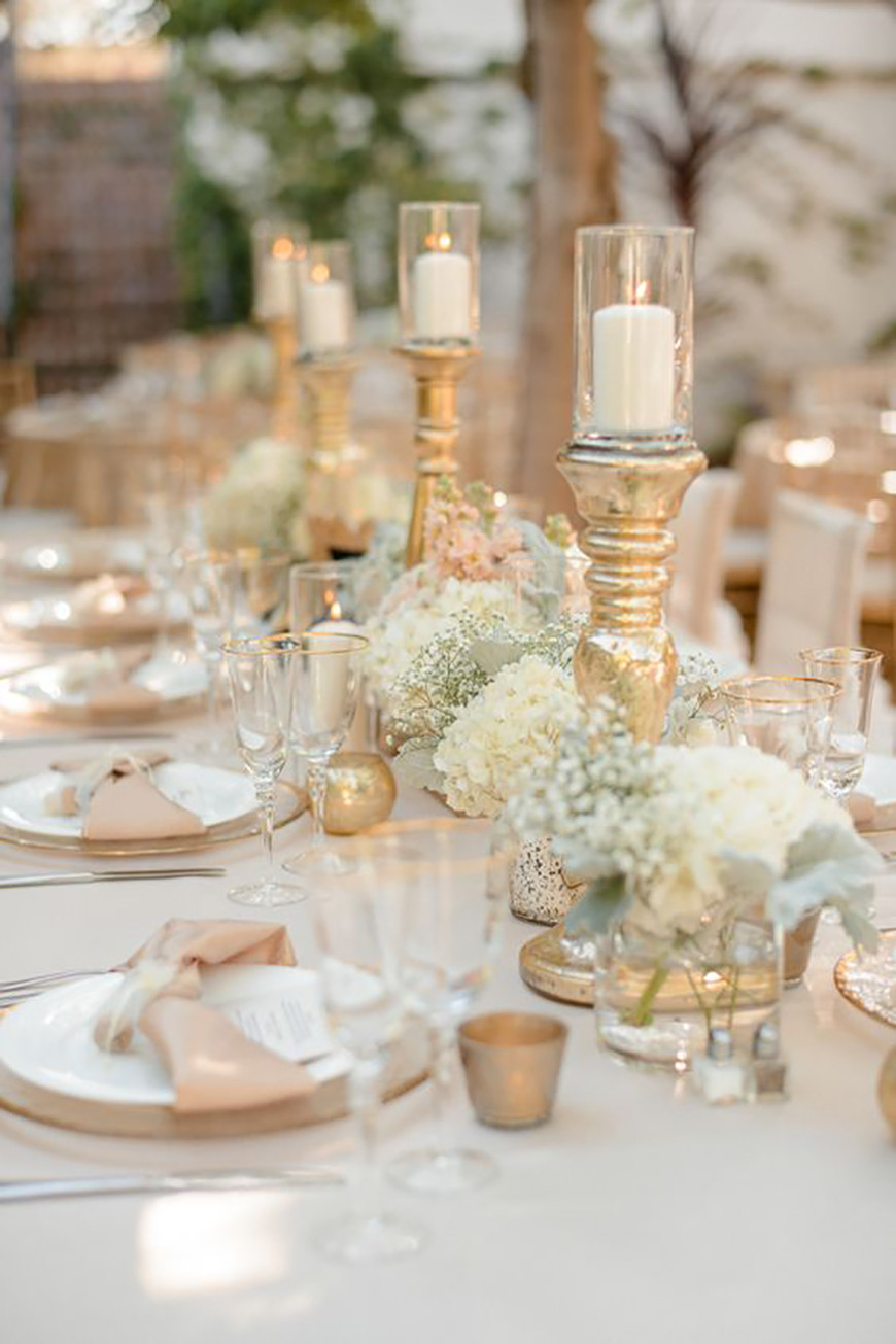 Table Decor For Wedding
 Gold Wedding Decorations Wedding Ideas By Colour