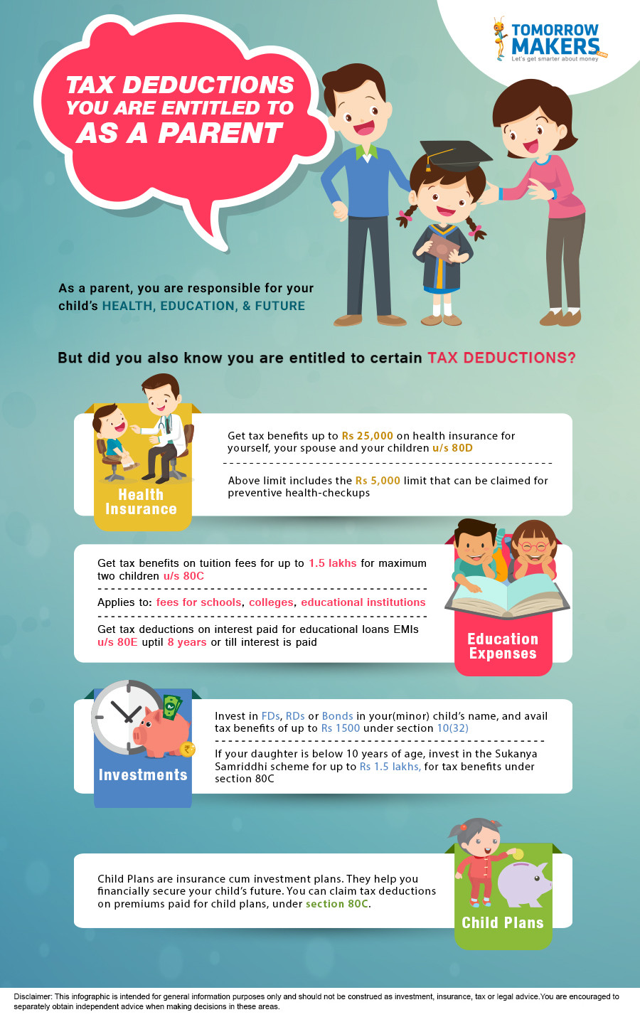 Tax Deductible Gifts To Child
 Tax deductibles you are entitled as a parent [Infographic]