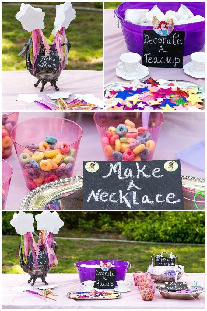 Tea Party Crafts Ideas
 A princess tea time birthday party including ideas for