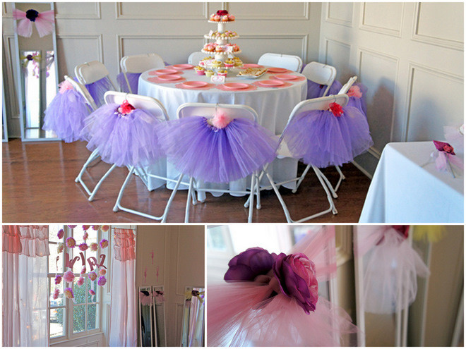 Tea Party Ideas For Girls
 Pink Purple Ballerina Tea Party