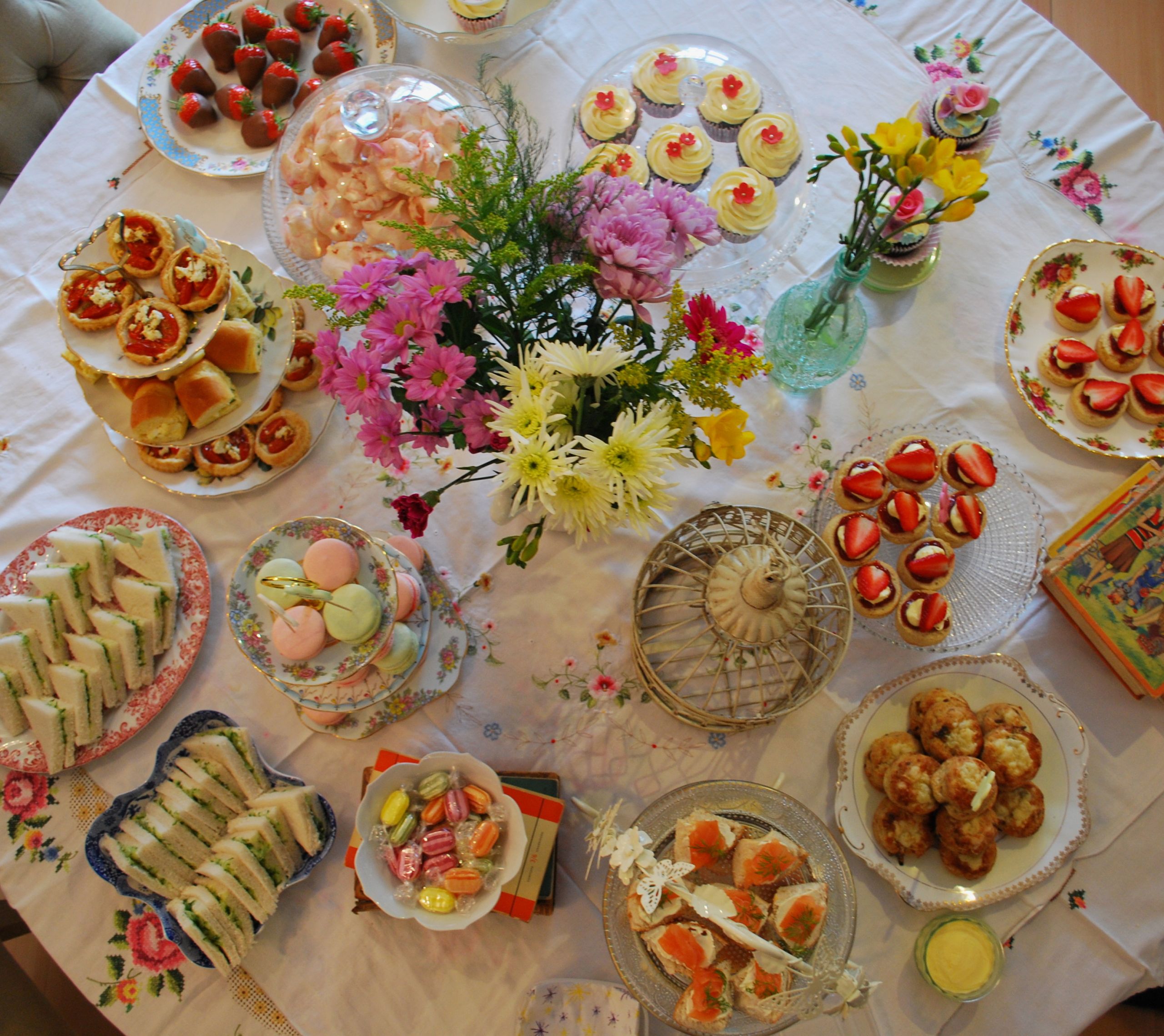 Tea Party Menu Ideas
 A Vintage Tea Party by Rose Apple Bakery