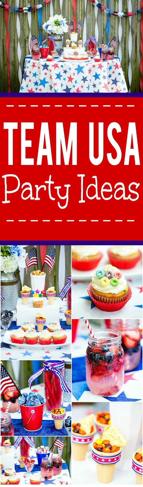 Team Holiday Party Ideas
 Team USA Summer Sports Party Ideas