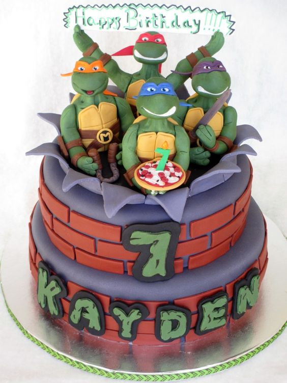 Teenage Mutant Ninja Turtles Birthday Cake
 Southern Blue Celebrations Teenage Mutant Ninja Turtles