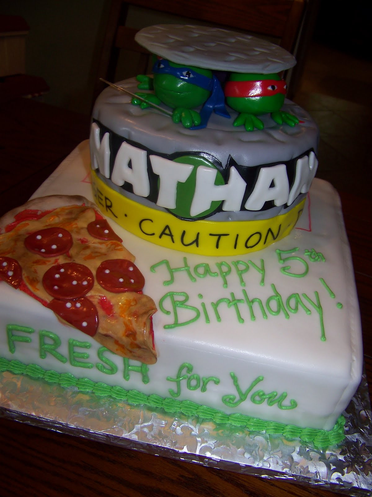 Teenage Mutant Ninja Turtles Birthday Cake
 Plumeria Cake Studio Teenage Mutant Ninja Turtles
