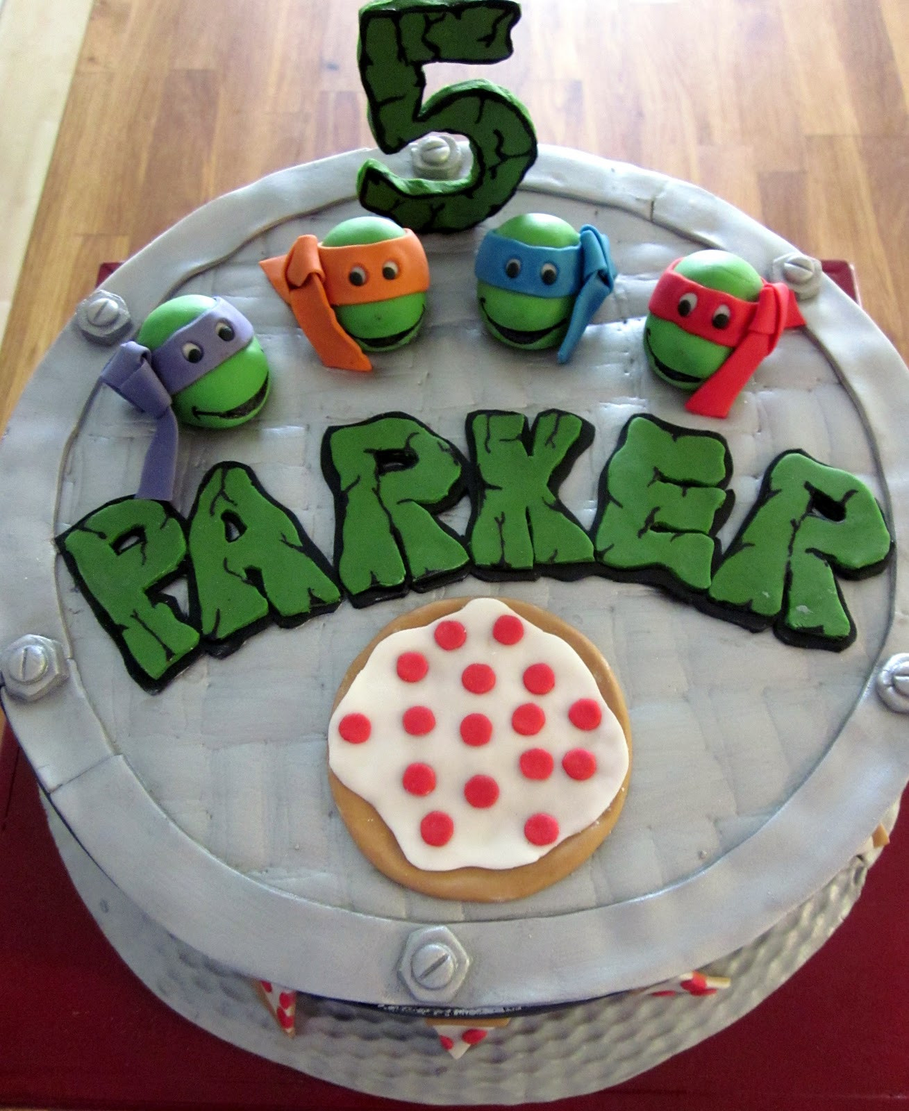 Teenage Mutant Ninja Turtles Birthday Cake
 Darlin Designs Teenage Mutant Ninja Turtle Birthday Cake