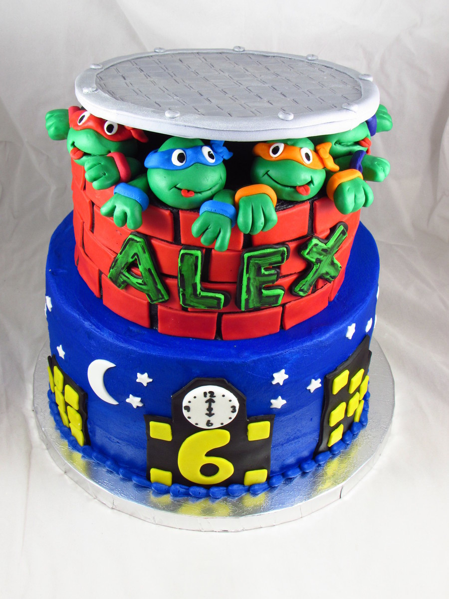 Teenage Mutant Ninja Turtles Birthday Cake
 Teenage Mutant Ninja Turtles Birthday Cake CakeCentral