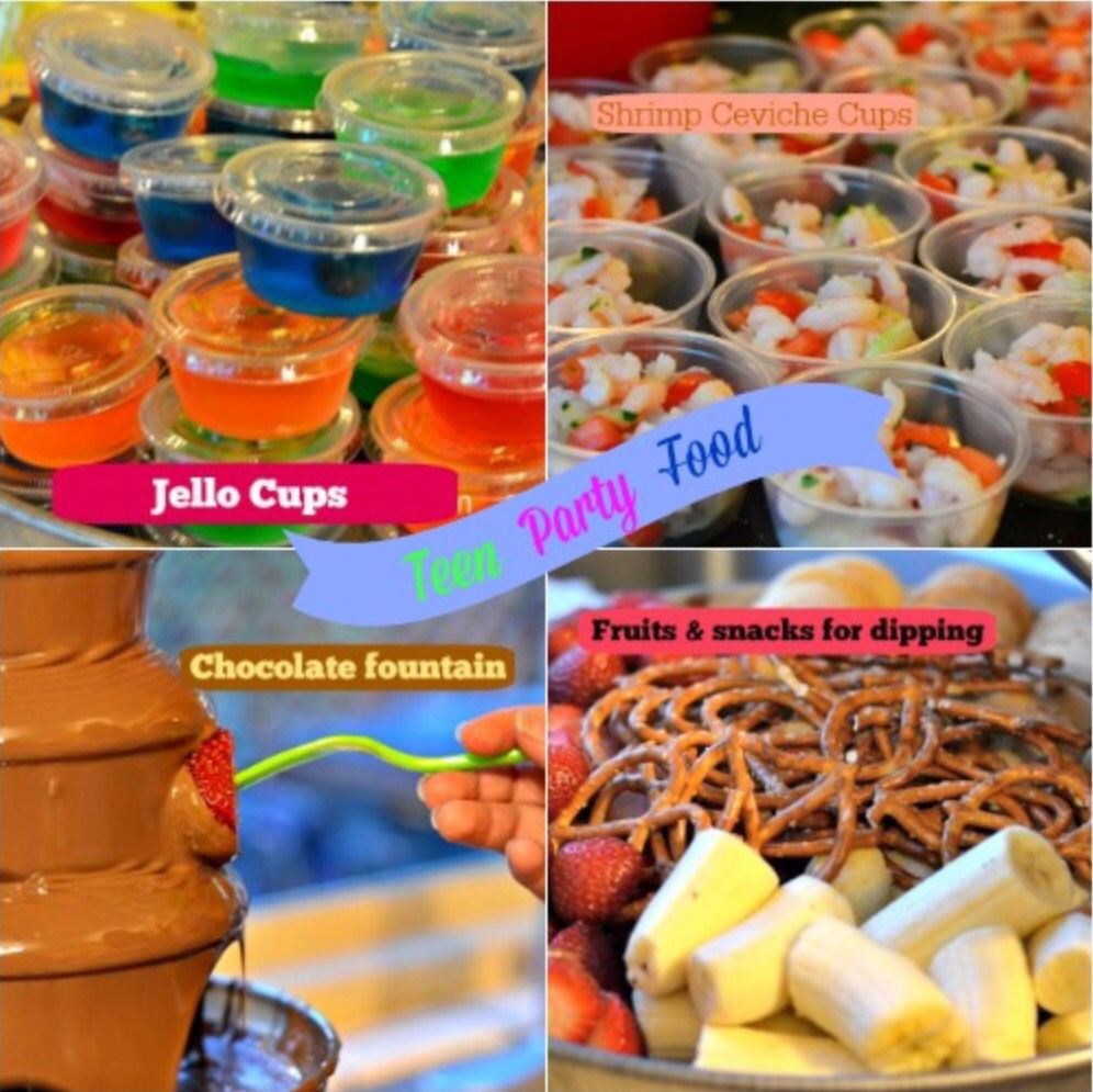 Teenage Party Food Ideas
 Pin on 13th birthday party ideas