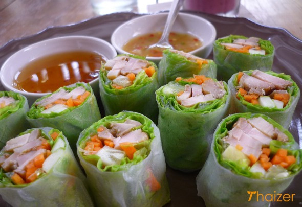 Thai Fresh Spring Rolls Recipes
 Fresh Spring Rolls Paw Pia Sot