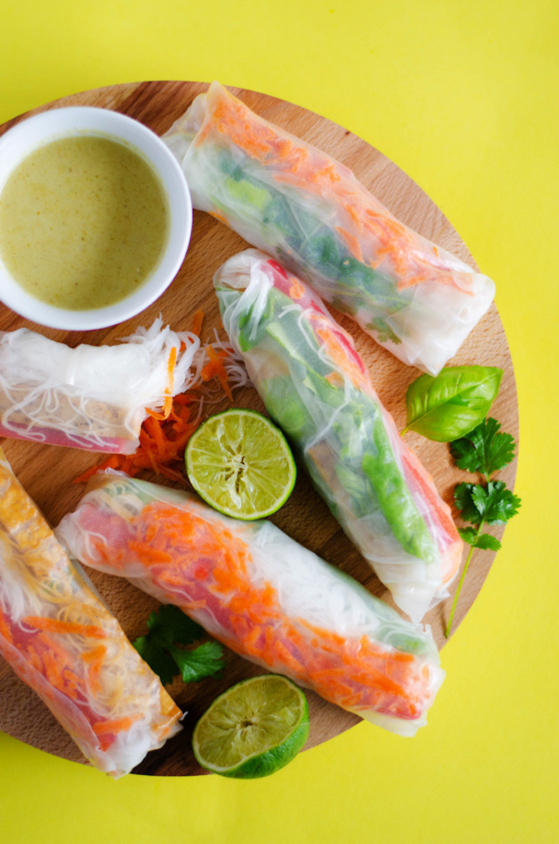 Thai Fresh Spring Rolls Recipes
 Green Curry Thai Spring Rolls – Honest Cooking