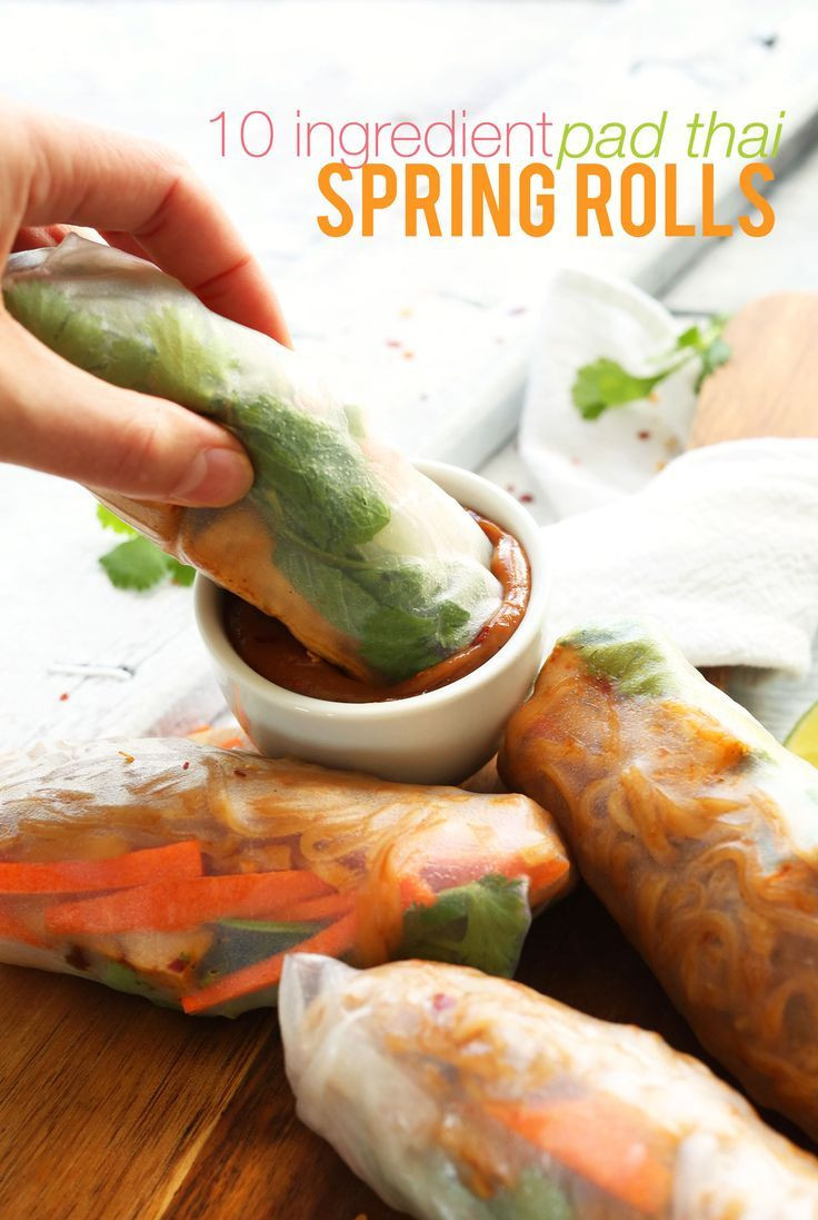 Thai Fresh Spring Rolls Recipes
 Pad Thai Spring Rolls Recipe