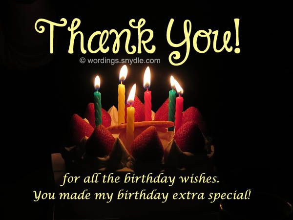 Thank You For Birthday Wishes Quotes
 Don t know how to say thank you for the birthday wishes