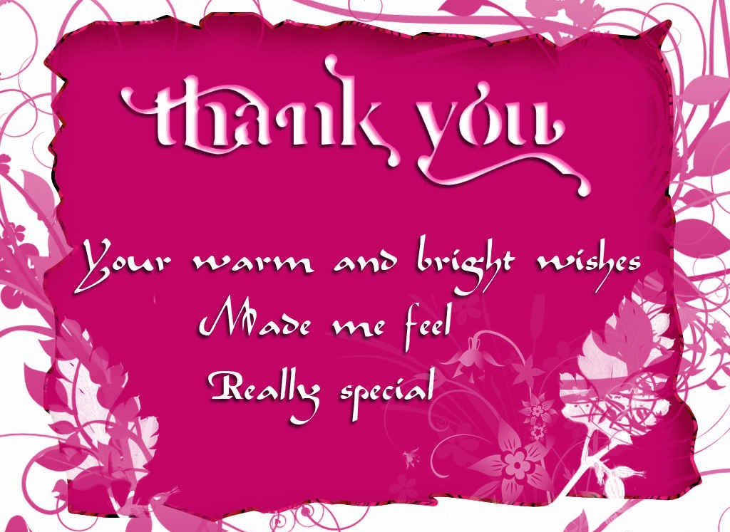 Thank You For Birthday Wishes Quotes
 Happy Birthday Thank You Quotes QuotesGram