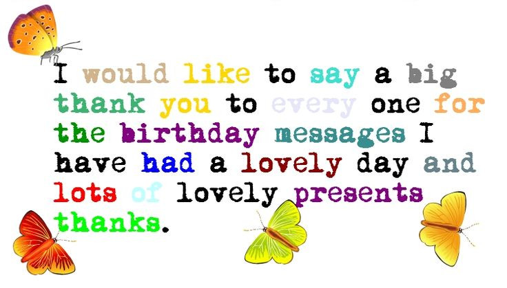 Thank You For Birthday Wishes Quotes
 Birthday Thank You Quote Quotes Pinterest