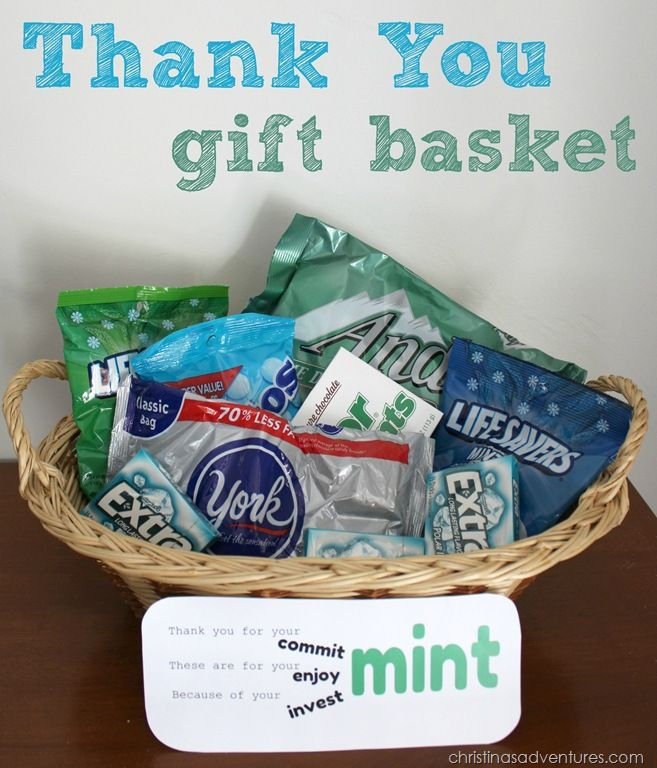 Thank You Gift Baskets Ideas
 Thank you t basket