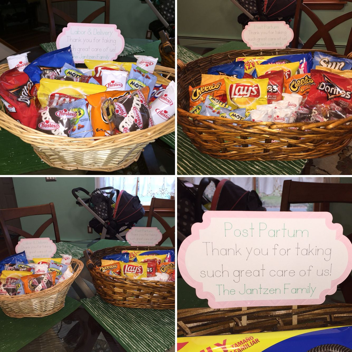 Thank You Gift Delivery Ideas
 Thank you basket for nurses and staff labor and delivery