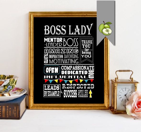 Thank You Gift Ideas For Boss
 Boss lady Day Boss appreciation week female boss boss