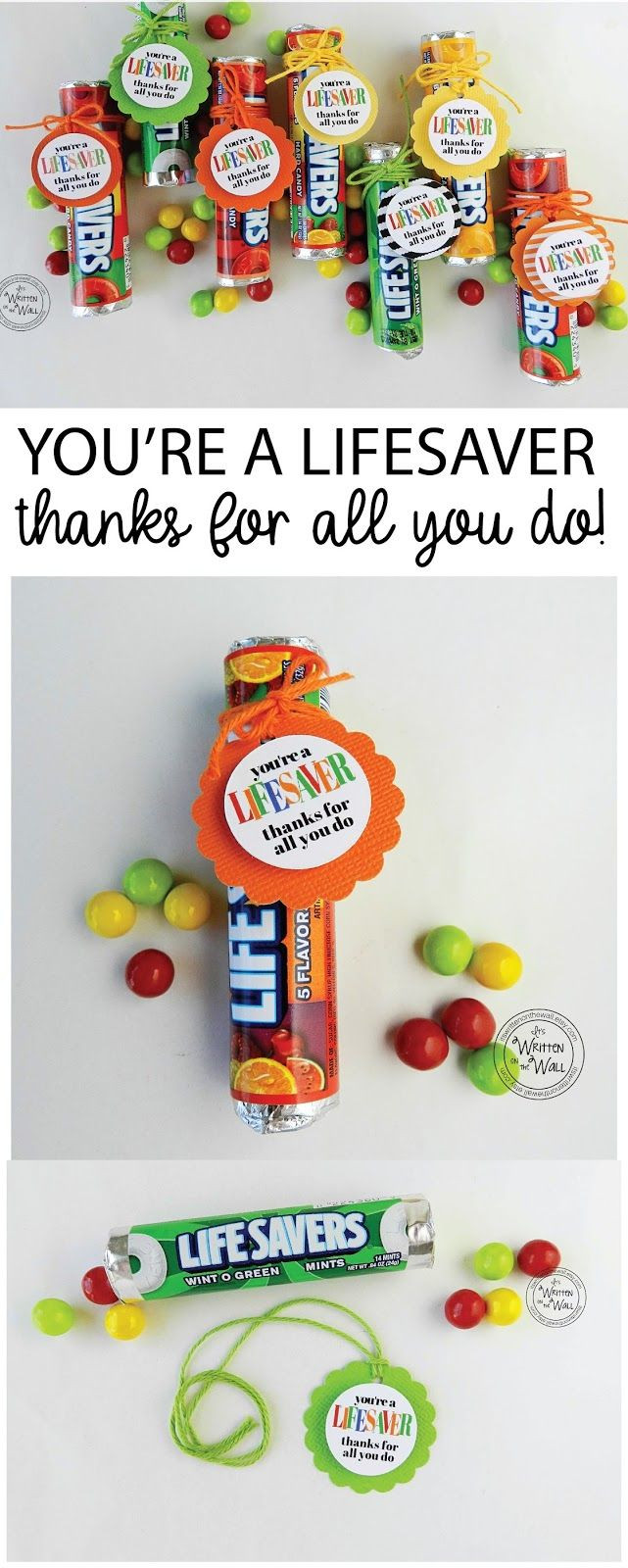 Thank You Gift Ideas For Employees
 You re a LIFESAVER—Thanks For All You Do Fun Appreciation