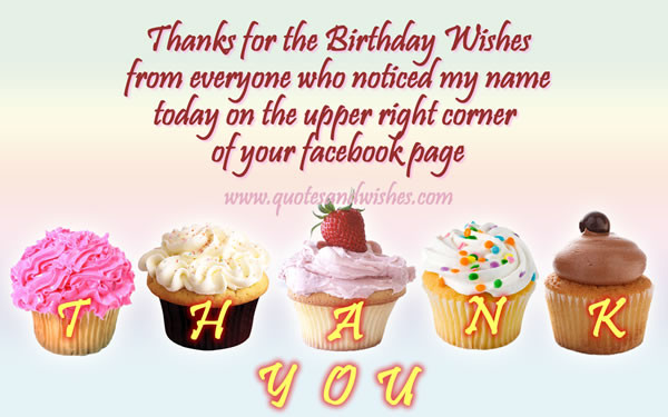 Thanks For The Birthday Wishes Facebook
 06 04 14