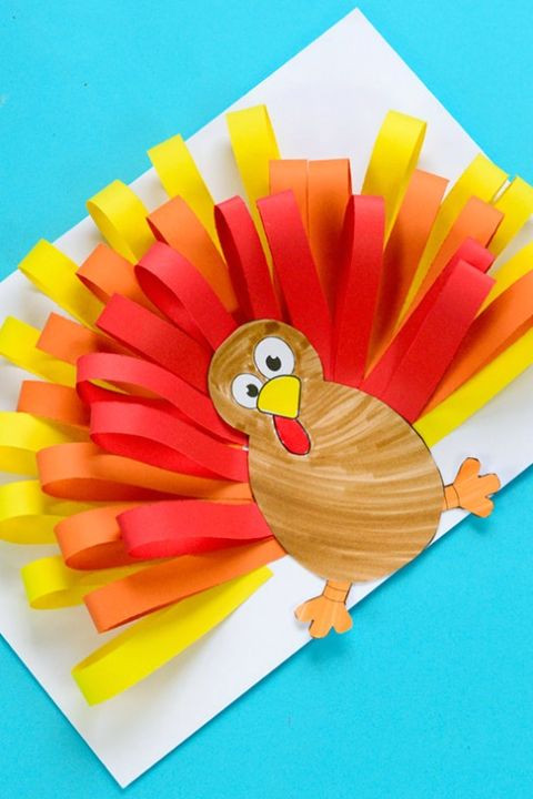 Thanksgiving Crafts For Kids To Make
 Quick Arts And Crafts With Construction Paper Easy Craft