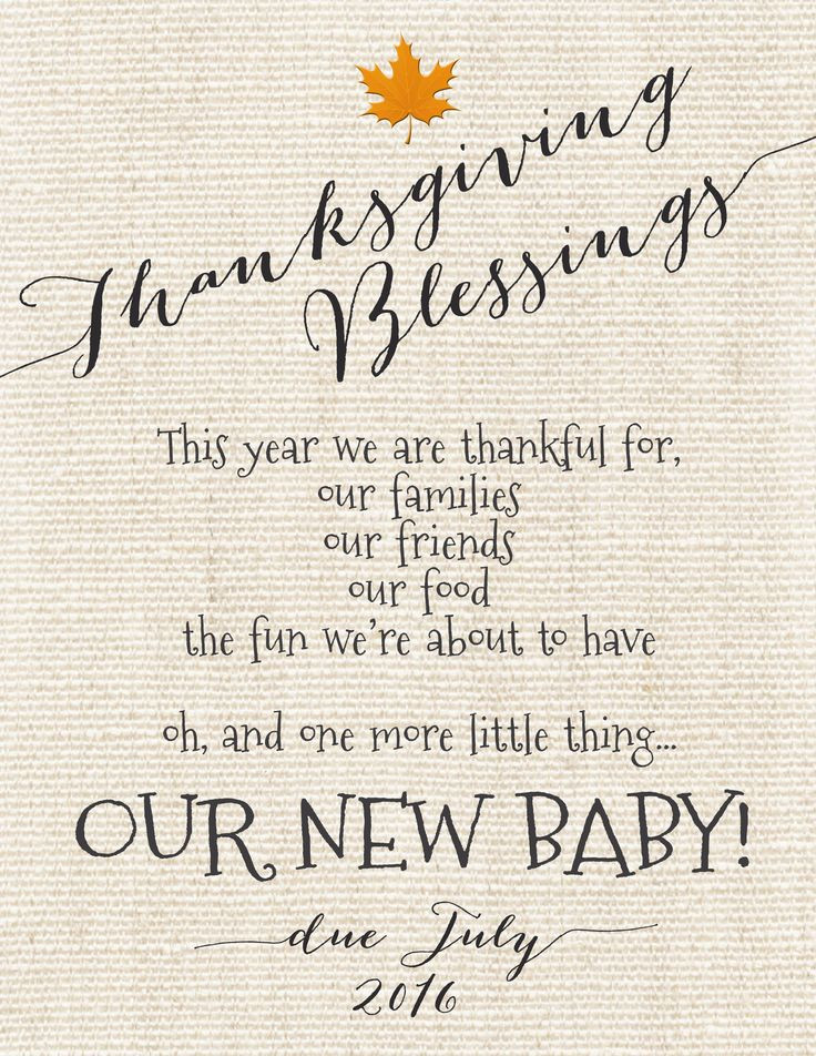 Thanksgiving Quotes Baby
 138 best images about Baby announcements on Pinterest