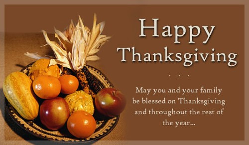Thanksgiving Quotes Blessed
 Happy Thanksgiving Wishes for Family And Friends