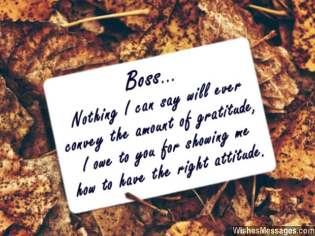 Thanksgiving Quotes For Boss
 Thank You Notes for Boss Messages and Quotes to Say